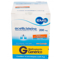 ACETILCISTEINA XAROPE 20MG COM 120ML - EMS