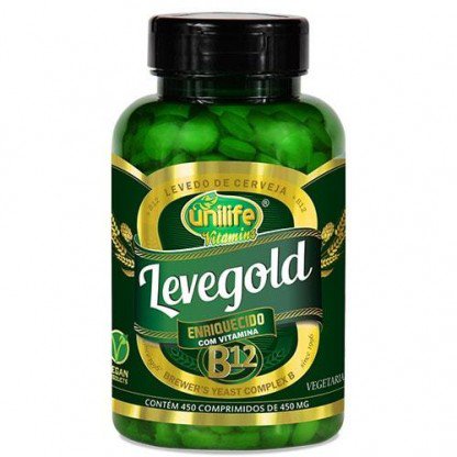 LEVEGOLD-LEVEDO E VIT B12 450MG 450 CPS